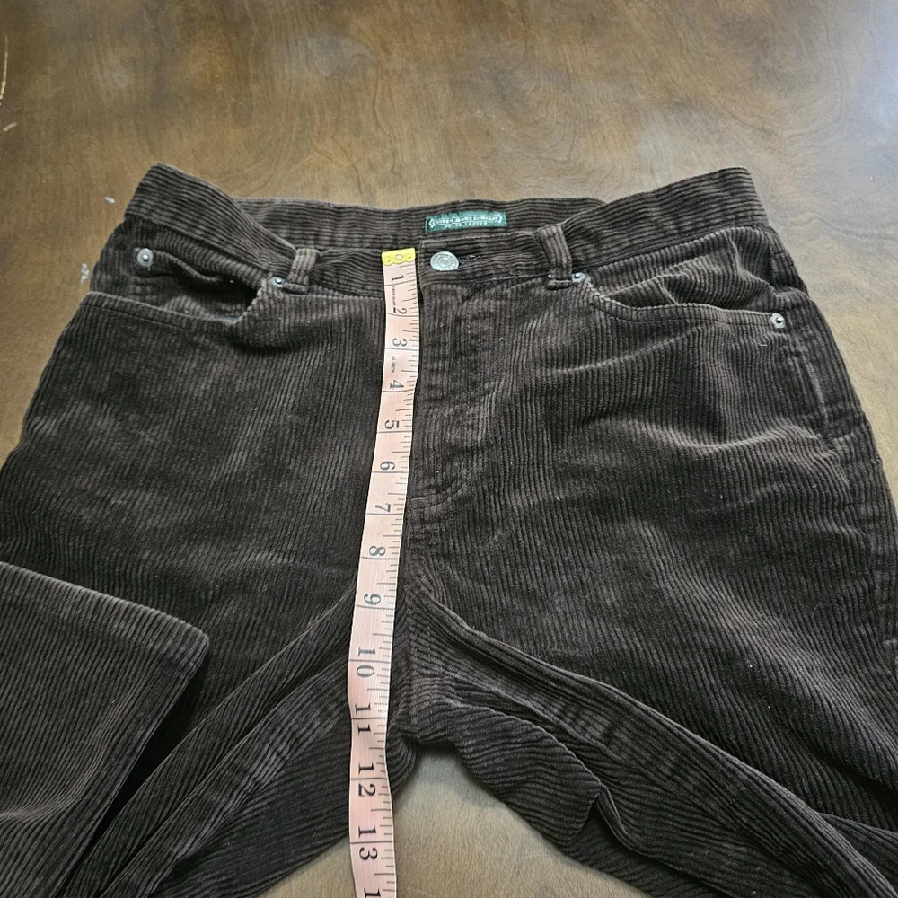 Ralph Lauren Jeans Company Brown Corduroy Bootcut  Pants Stretch Women's Size 8 - Picture 9 of 12